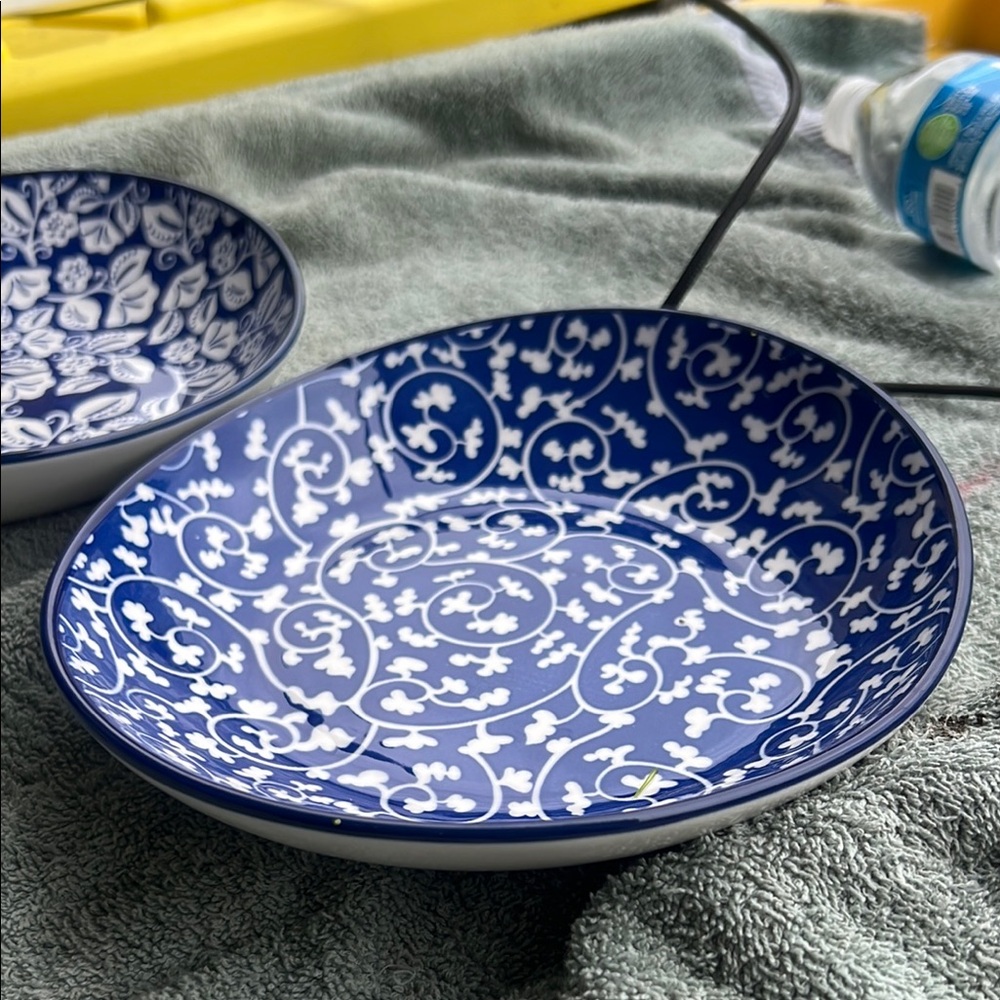 Blue and White Decorative Bowl